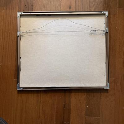 Two Floral Framed Prints (P-MK)