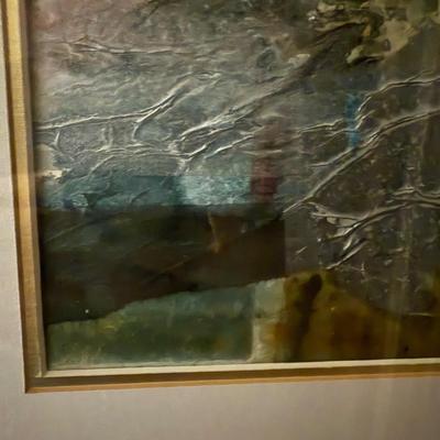 Two Floral Framed Prints (P-MK)
