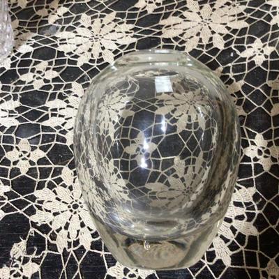 High Quality Clear Glass Vases.
