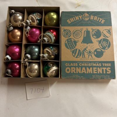Shiny Brite ornaments
