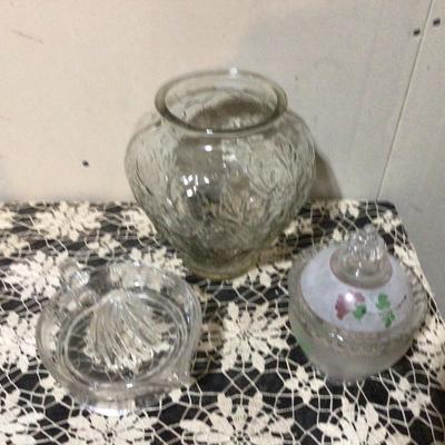 Juicer, Covered Candy Dish, Large Flower Vase