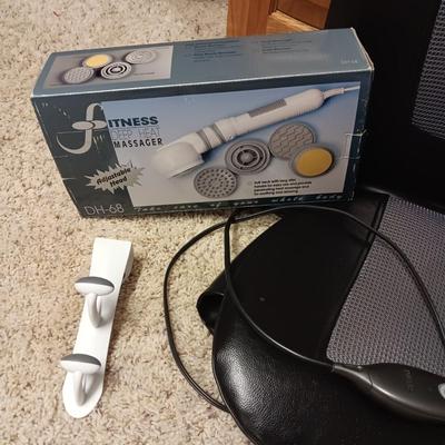SEAT MASSAGER, HEATING PAD & HANDHELD DEEP HEAT MASSAGER