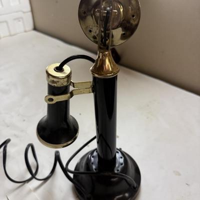 Antique phone lamp