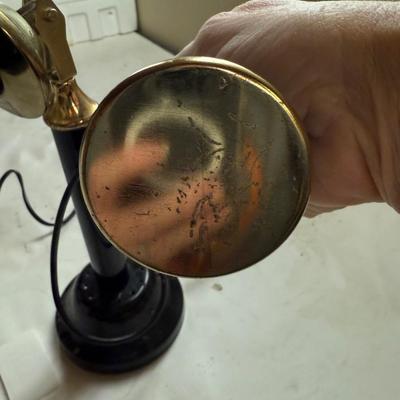 Antique phone lamp