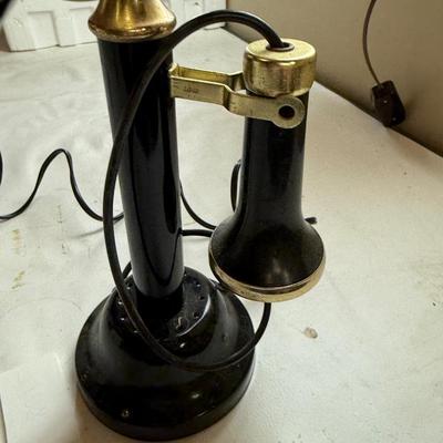 Antique phone lamp