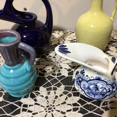 Pottery Small Pitcher Lot