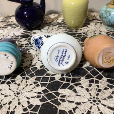 Pottery Small Pitcher Lot
