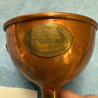 Copper funnel