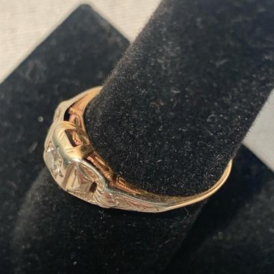Two 14K Diamond Rings (ST-HS)