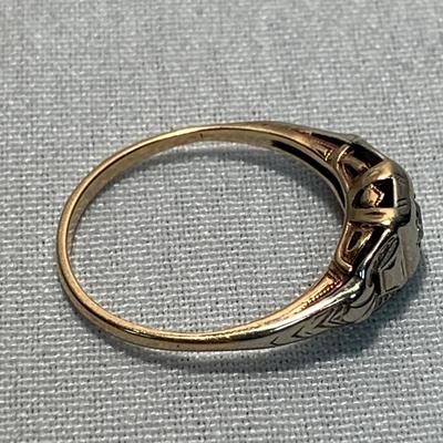 Two 14K Diamond Rings (ST-HS)