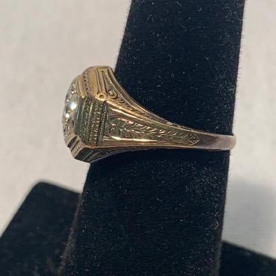 Two 14K Diamond Rings (ST-HS)
