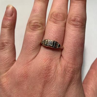 Two 14K Diamond Rings (ST-HS)