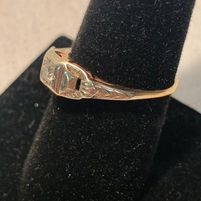 Two 14K Diamond Rings (ST-HS)