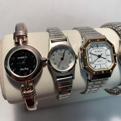 Nine Women’s Watches incl. Sterling Fossil, Waltham, & More (ST-HS)