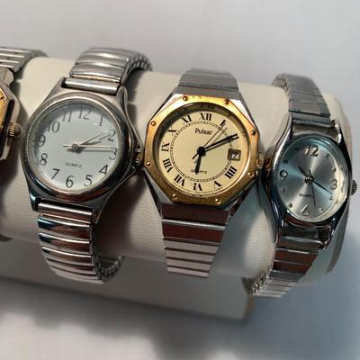 Nine Women’s Watches incl. Sterling Fossil, Waltham, & More (ST-HS)