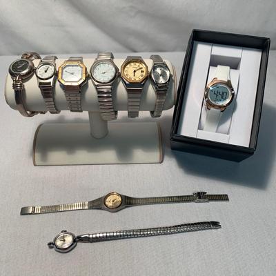 Nine Women’s Watches incl. Sterling Fossil, Waltham, & More (ST-HS)