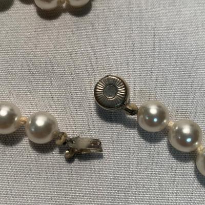 Mother of Pearl & Pearlescent Beaded Jewelry w/ 14K Pearl Studs (ST-HS)