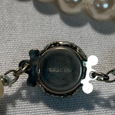Mother of Pearl & Pearlescent Beaded Jewelry w/ 14K Pearl Studs (ST-HS)