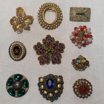 Opulent Vintage Brooches and More (ST-HS)