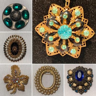 Opulent Vintage Brooches and More (ST-HS)