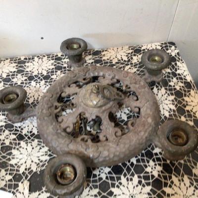 Great 5 Light Metal Chandelier.