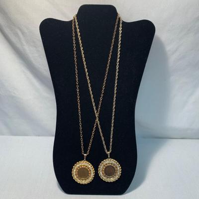 Two Indian Head Penny Pendant Necklaces (ST-HS)