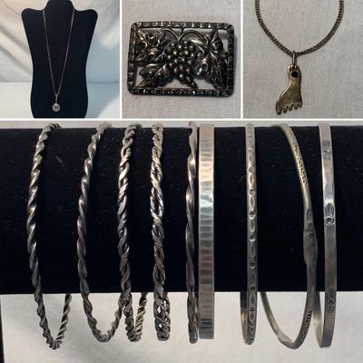 Sterling Bangles, Necklace Chains, & More (ST-HS)