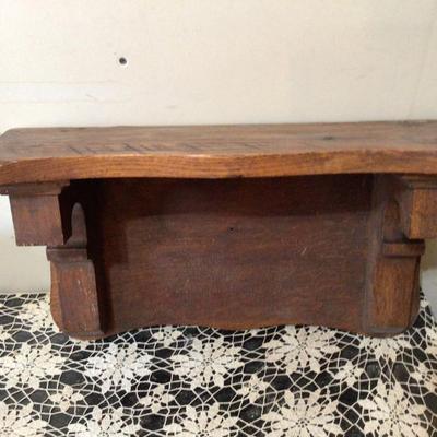 Solid Wood Hanging Shelf.
