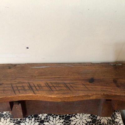 Solid Wood Hanging Shelf.