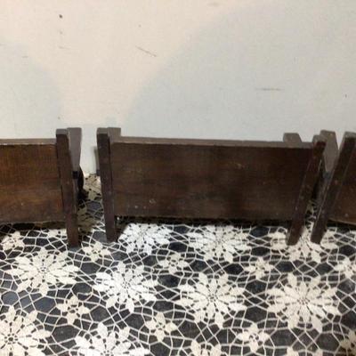 Great Wood and Leather Doll Furniture