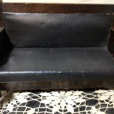 Great Wood and Leather Doll Furniture