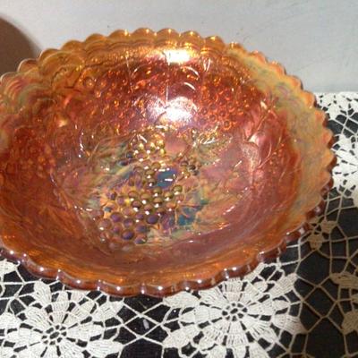 Orange Glass Lot