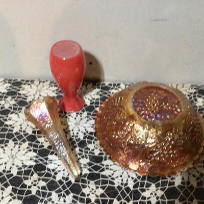 Orange Glass Lot