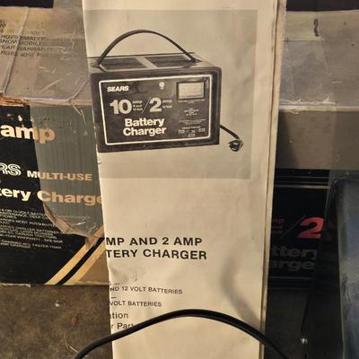 Sears Battery Charger with Box & Instructions