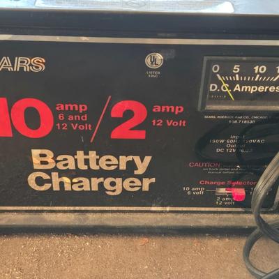 Sears Battery Charger with Box & Instructions