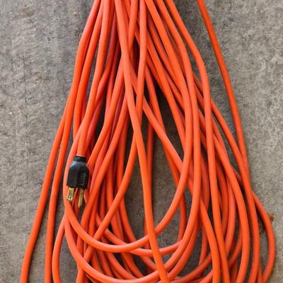 Long Orange Extension Cord