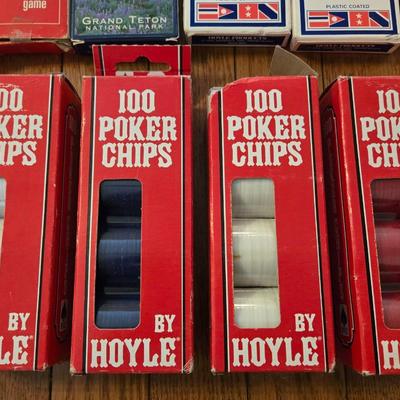 Poker Chips and Playing Cards