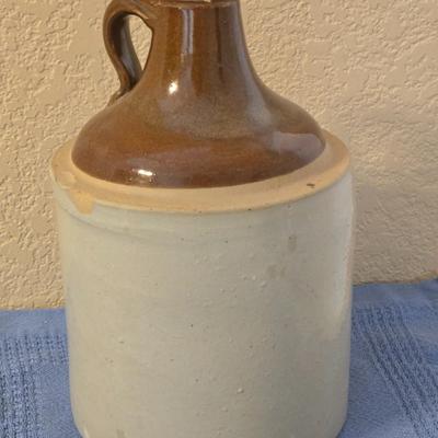 Antique Crock Jug with Cork