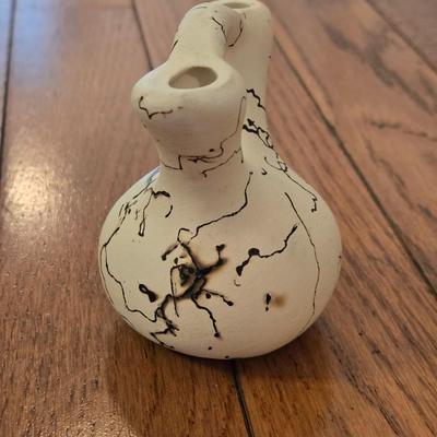 Signed Horsehair Wedding Vase