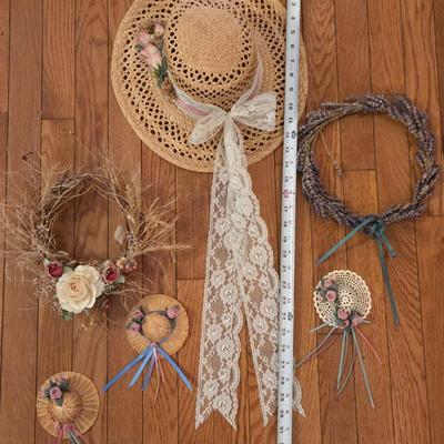 Decorative Hats and Wreaths