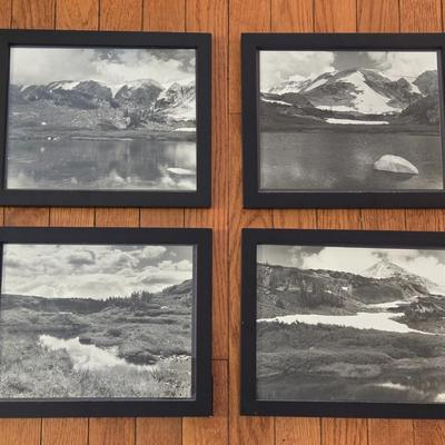 (4) Black & White Photographs