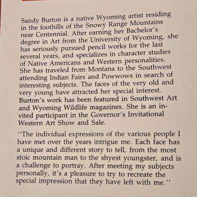 Sandy Burton Print Double Signed