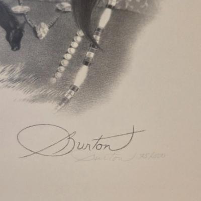 Sandy Burton Print Double Signed