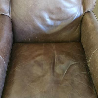 Brown Leather Electric Recliner