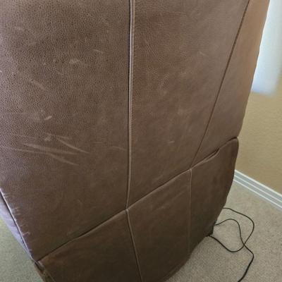 Brown Leather Electric Recliner
