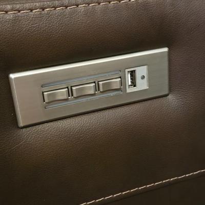 Large Electric Recliner with Built-in Charger
