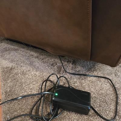 Large Electric Recliner with Built-in Charger