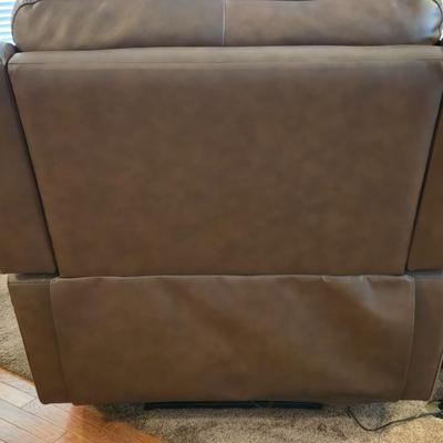 Large Electric Recliner with Built-in Charger
