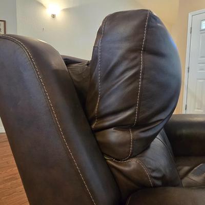 Large Electric Recliner with Built-in Charger