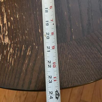 Round Wood Side Table